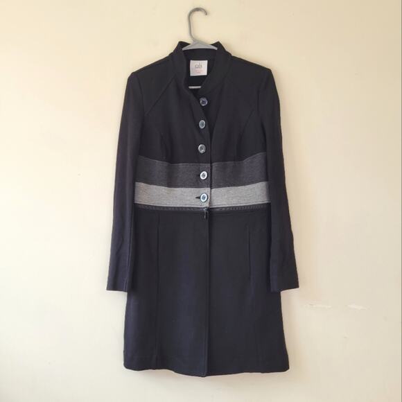 CAbi 3176 Convertible Zip Off Jacket Coat Black - Picture 2 of 7